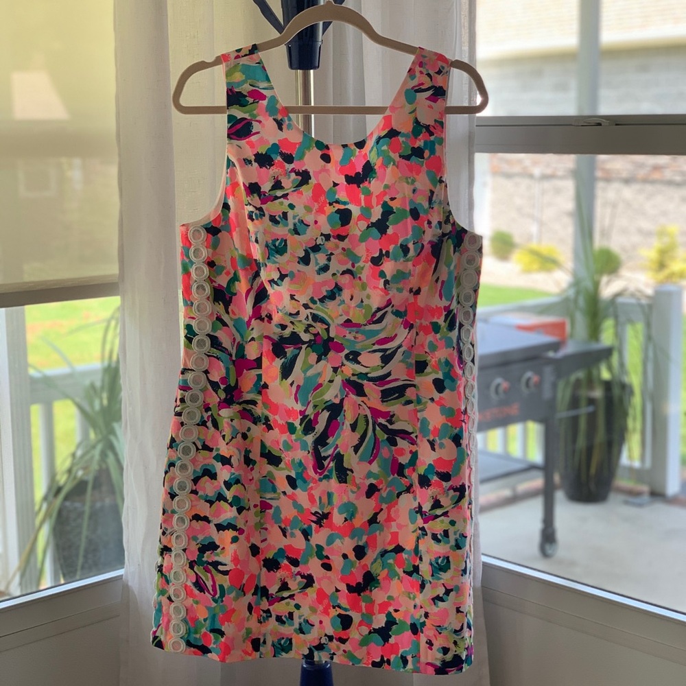 Lilly Pulitzer shift dress.